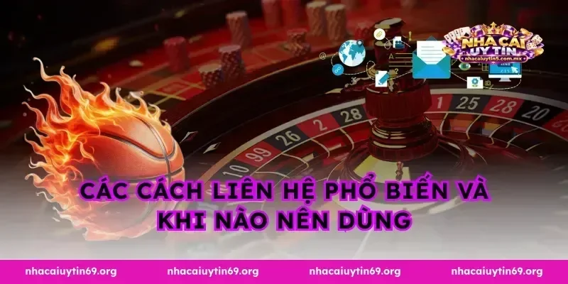 Các cách liên hệ phổ biến và khi nào nên dùng